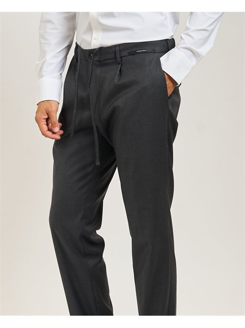 Michael Coal trousers with pleats and braces MICHAEL COAL | MCDEN3616579